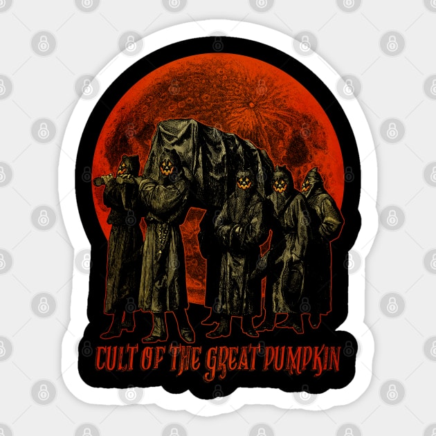 Cult of the Great Pumpkin: Pallbearers Sticker by Chad Savage